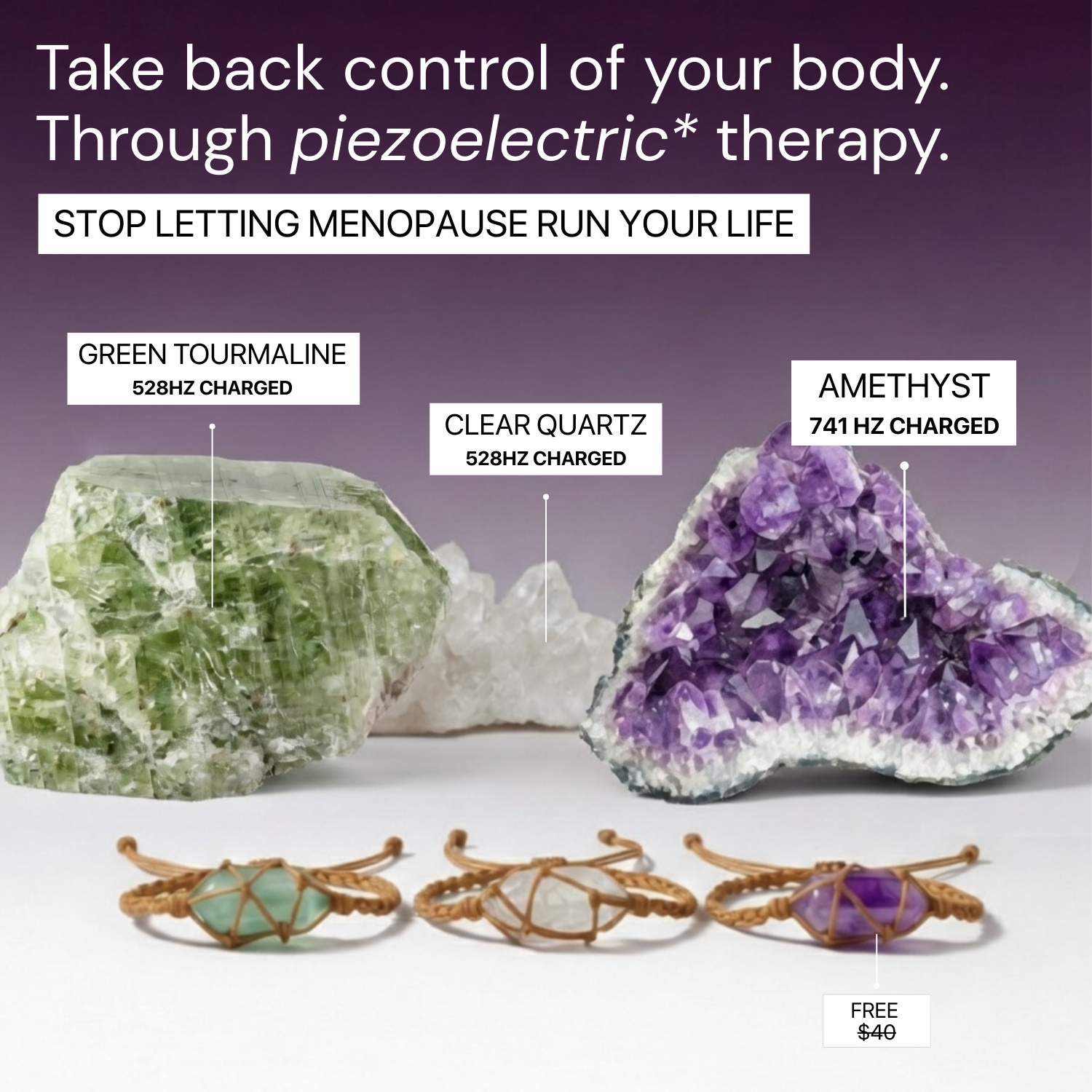 Crystal Chapter® Piezoelectric Bracelets