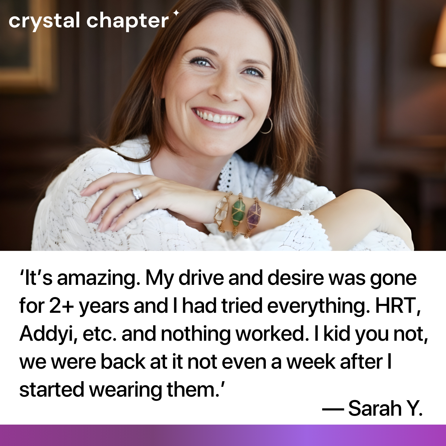 Crystal Chapter® Piezoelectric Bracelets