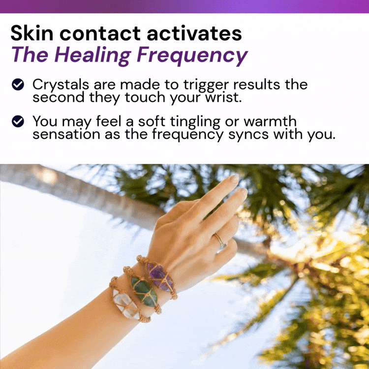 Crystal Chapter® Piezoelectric Bracelets