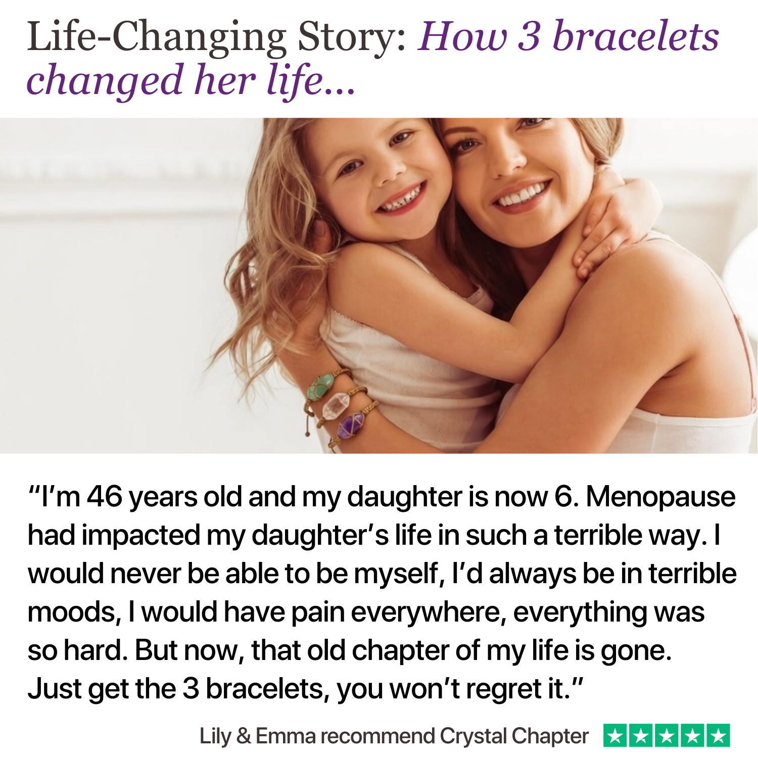 Crystal Chapter® Piezoelectric Bracelets