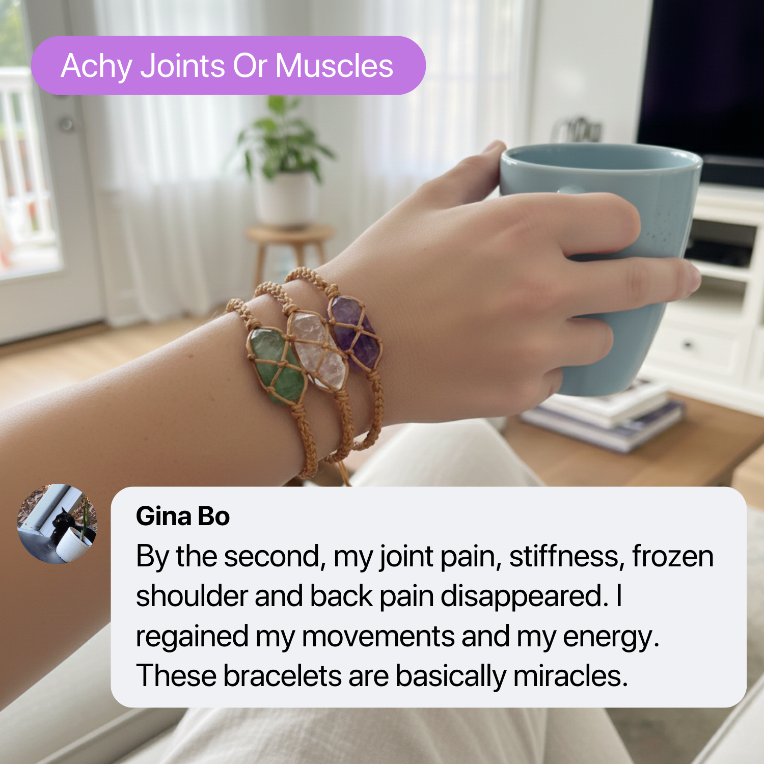 Crystal Chapter® Piezoelectric Bracelets